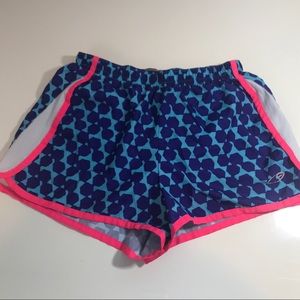 GIRLS Large Champion blue pattern shorts EUC